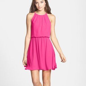 Lush Chiffon Midi Dress Size M